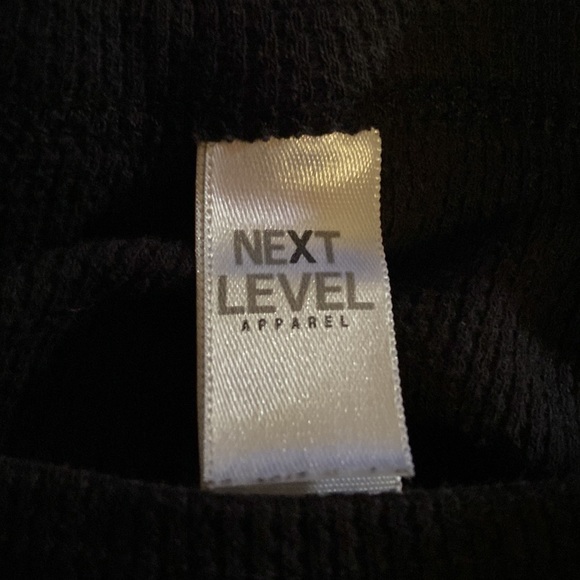 Next Level Apparel Waffle Knit Long-Sleeved Black Shirt "New Mexico" Size XL VGC - Picture 4 of 4